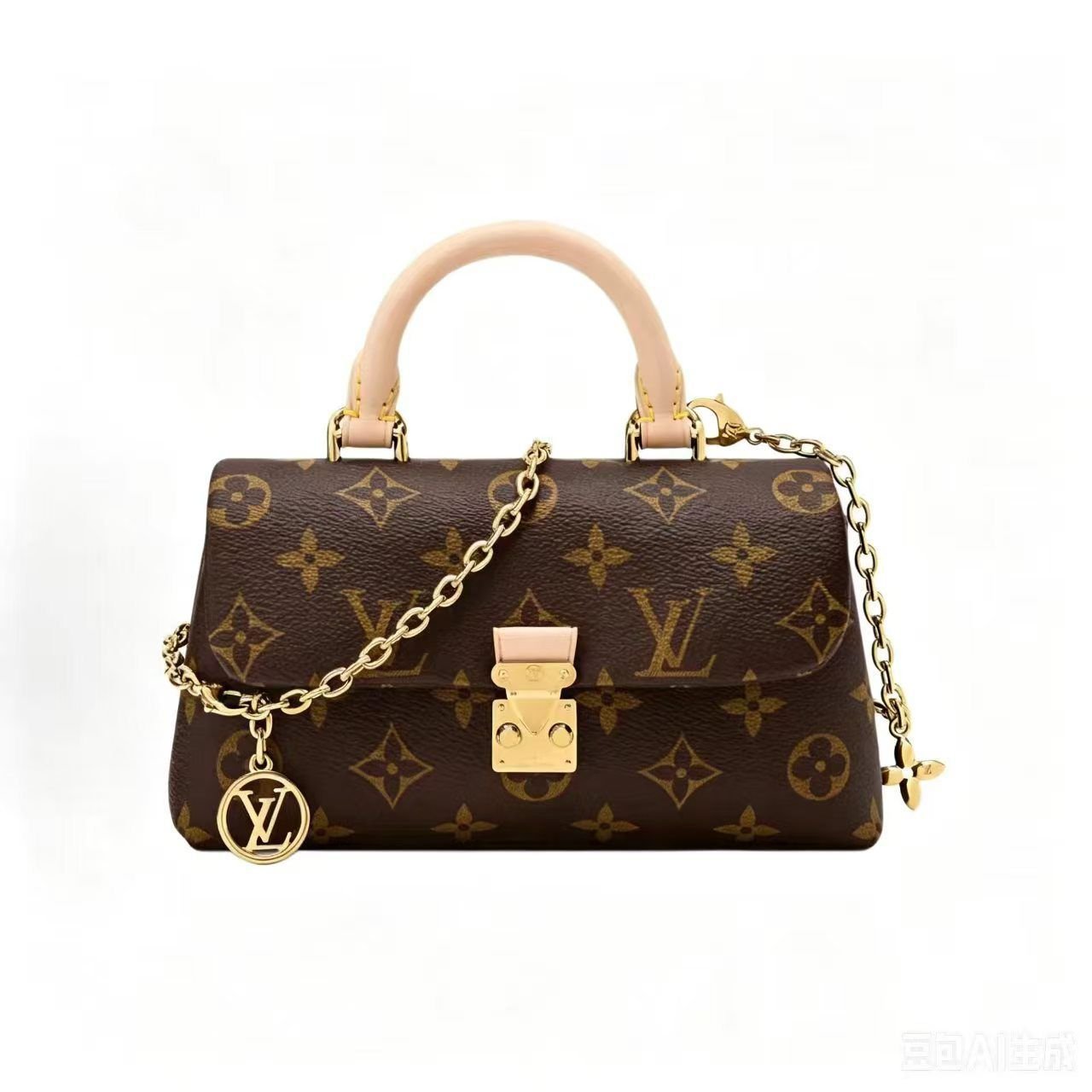 LV 21 cm Louis Vuitton Nano Madeleine in Monogram canvas